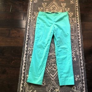 Brooks Brothers 346 Natalie Fit Pants in Mint/Aqua - Size 6